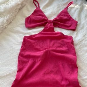 Hot Pink Going Out Dress